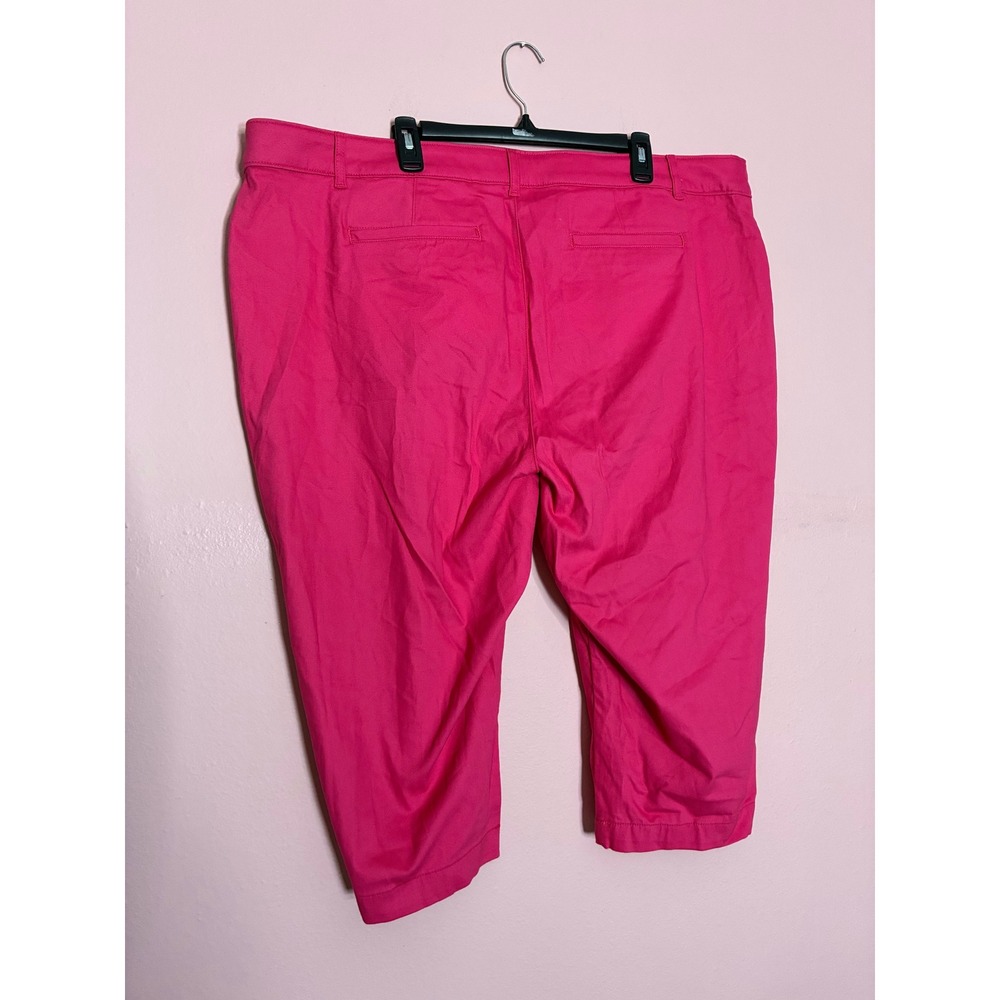 St. John's Bay Pink Capri Pants – Size 22W – NWT - Picture 2 of 5